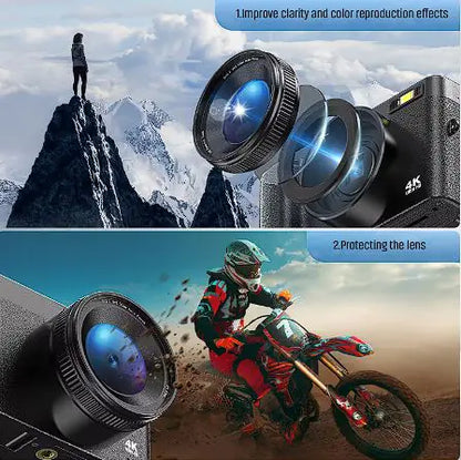 Compact Camera with Flip Screen & Autofocus